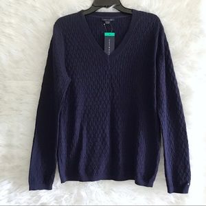 Tommy Hilfiger Navy blue sweater Large